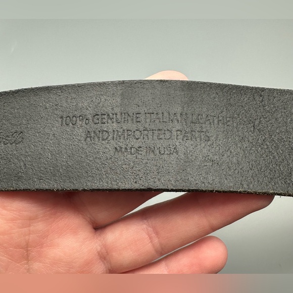 Madewell Belt Women’s XS Black Brass Buckle 26-32” Genuine Italian Leather - Picture 6 of 12